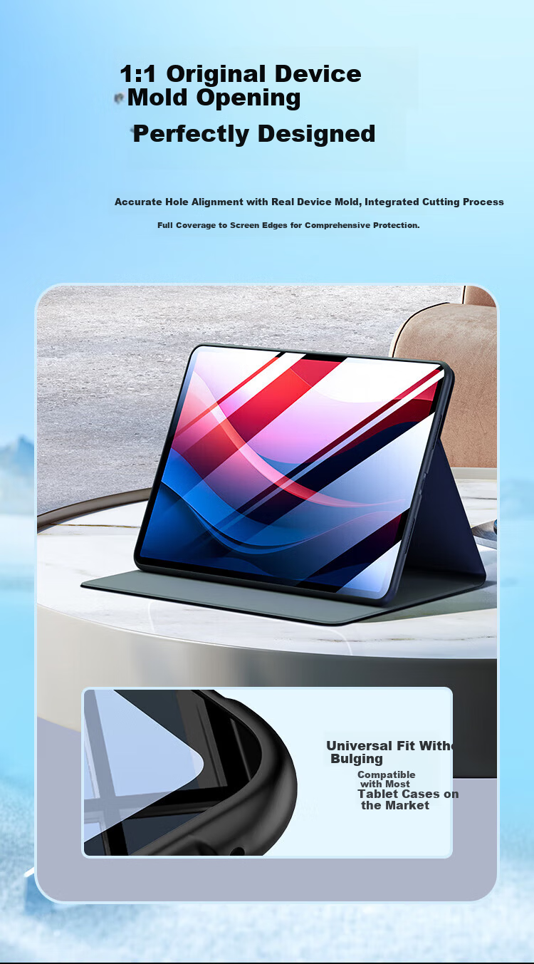 ALittleFlower AR Anti-Reflective Tempered Glass Screen Protector for Lenovo Legion Y900 13-inch Tablet Full-Screen HD Anti-Fingerprint Ultra-Thin Protective Film 6