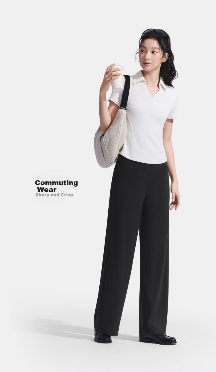Beneunder Jiao Xia Women's Wide-Leg Pants Casual Comfortable Lightweight Slim Fit High Elasticity Spring Summer 26 HE010 4