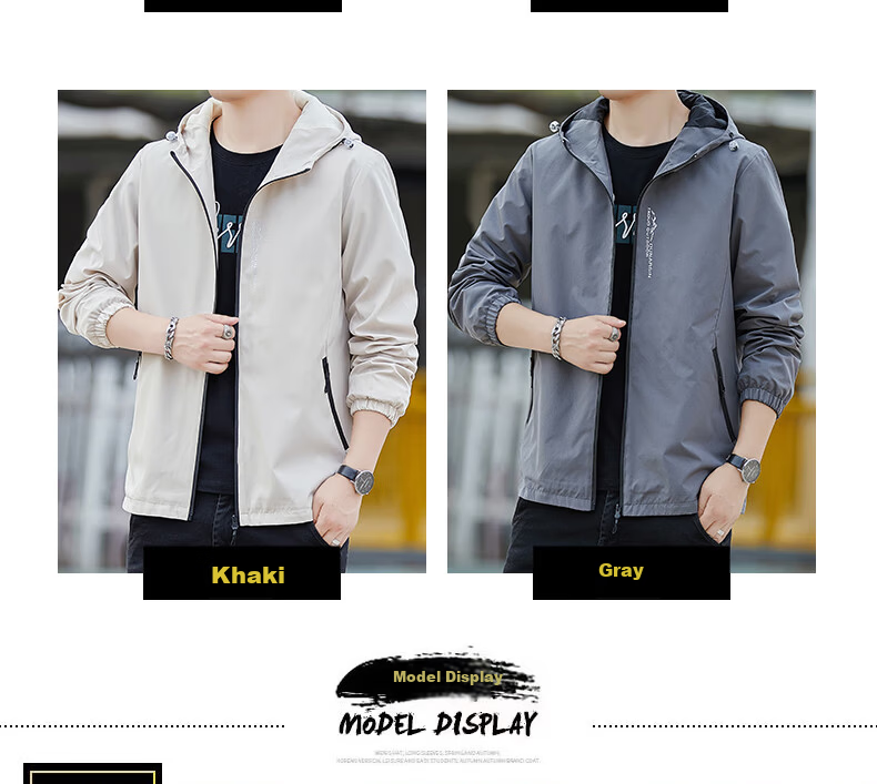 JEANSWEST OUTDOOR Men's Jacket, Spring And Autumn Outerwear, Winter Business Casual Loose-Fitting Stand-Collar Top for Young And Middle-Aged Men, Bean Green, 4XL 16