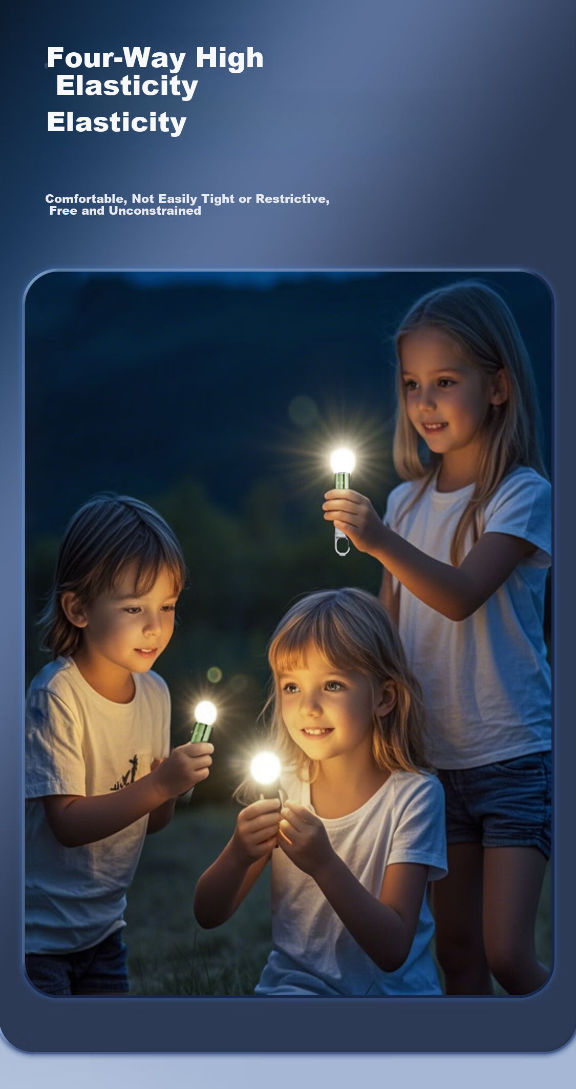 AUX Student Eye Protection Reading Flashlight Mini Portable Night Reading Lamp for Children Green 3