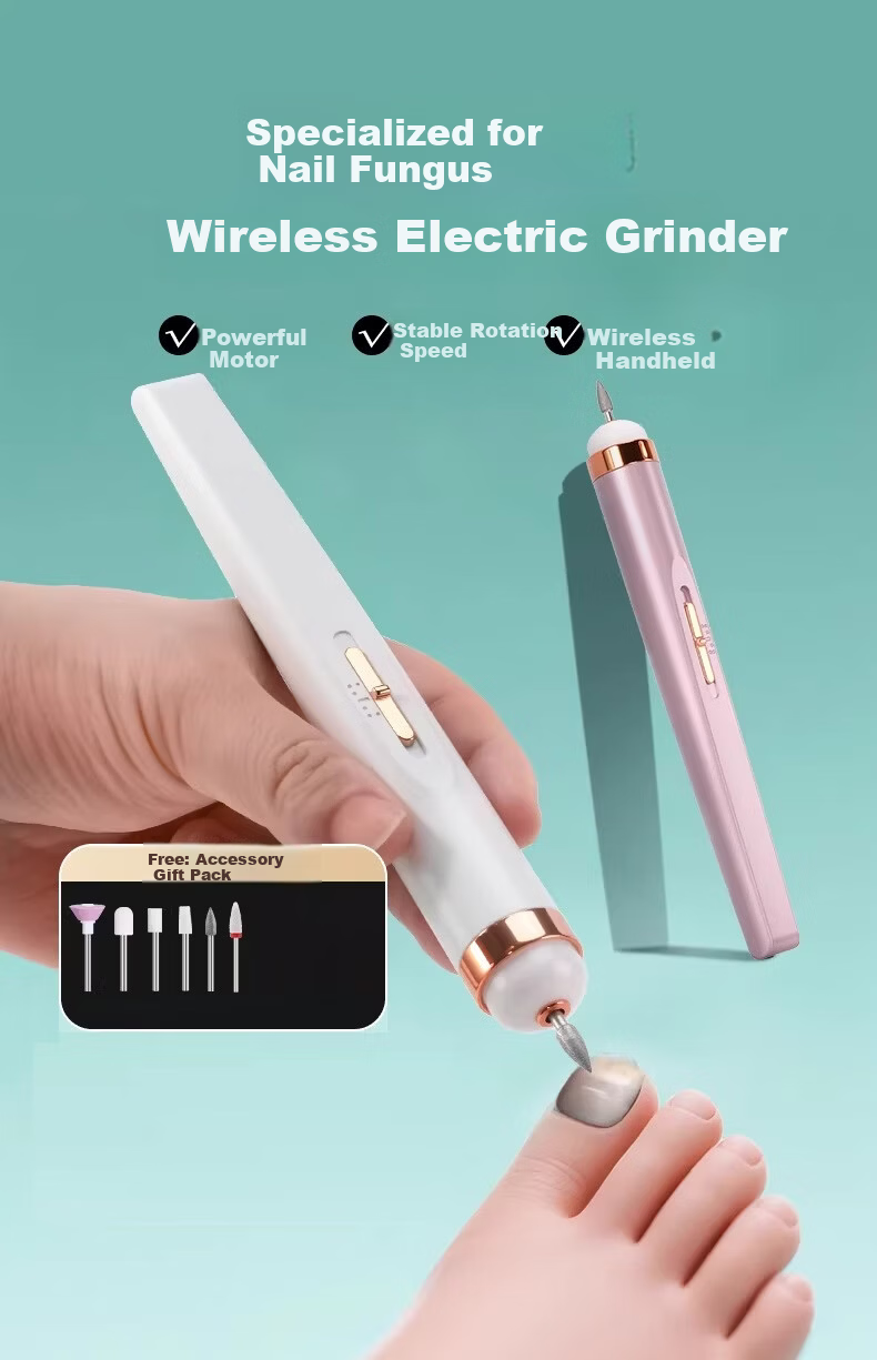 NHGAD Electric Nail Grinder for Onychomycosis Removal Nail Polishing Machine Electric Nail File with Medication Application 2