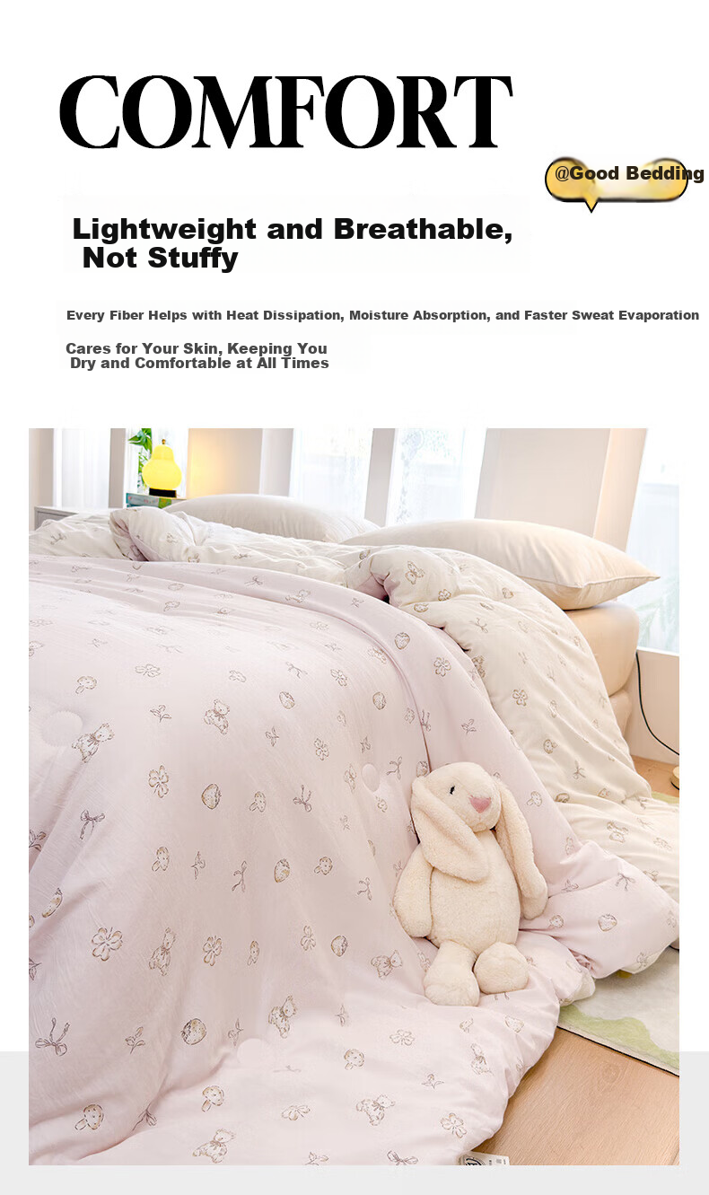 Grace Fiber Quilt Autumn Winter Double Thick Warm Comforter 200*230cm 6 Jin Forest Bear 2