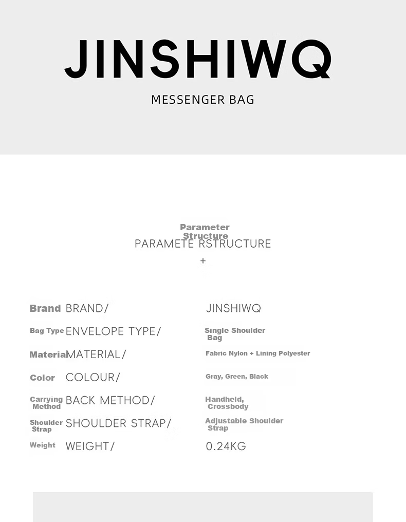 JINSHIWQ Men's Crossbody Bag Outdoor Sports Shoulder Bag Trendy Versatile Women's Small Backpack Simple Casual Large Capacity Waist Bag 2