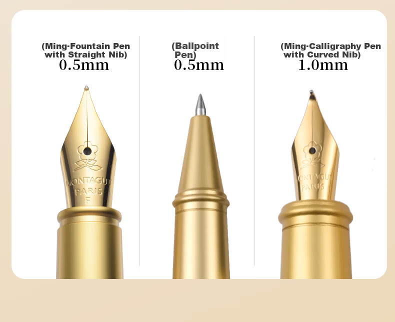 MONTAGUT 520 Gift Three-in-One Business High-End Pen Set Adult Calligraphy Art Signature Pen Men's Premium Women's Exquisite Gift Pearl Gray 7