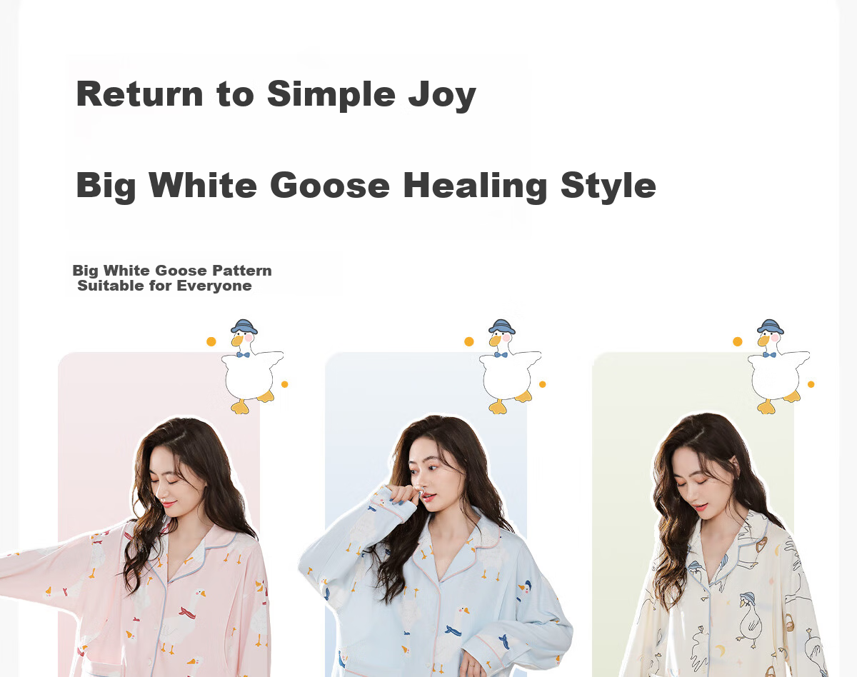 JOYNCLEON Maternity Cotton Postpartum Nursing Pajamas Antibacterial Goose Homewear L Jyz157355 17