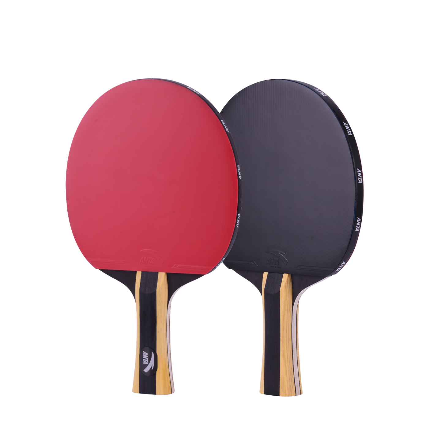 Anta Double Horizontal Table Tennis Paddle Set (Jingcang Fast Delivery + 8 Balls + Paddle Bag) Recreational Double Horizontal Table Tennis Paddles