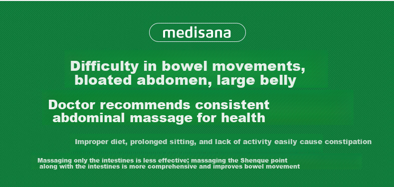 MEDISANA German Abdominal Massager Promotes Intestinal Peristalsis Stomach Massager Warm Uterus Waist Belt Heat Therapy Fully Automatic Massager Practical Gift for Women 4