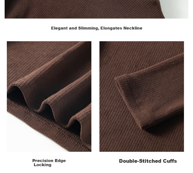 MiiOW Women's Half Turtleneck Fleece-Lined Thickened Base Shirt 2025 New Autumn Winter Warm Inner and Outer Wear Top 13