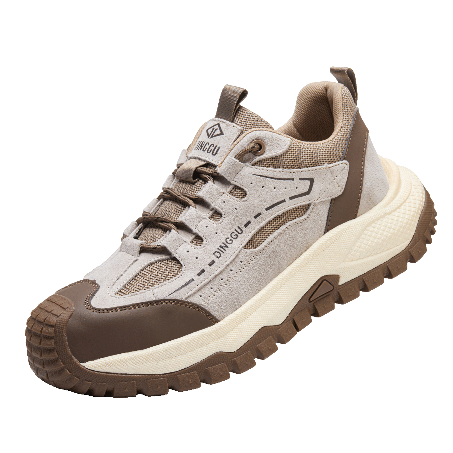 Dinggu Men's Safety Work Shoes Steel Toe Anti-Smash Puncture Insulated Lightweight Breathable Non-Slip JD1791MH39