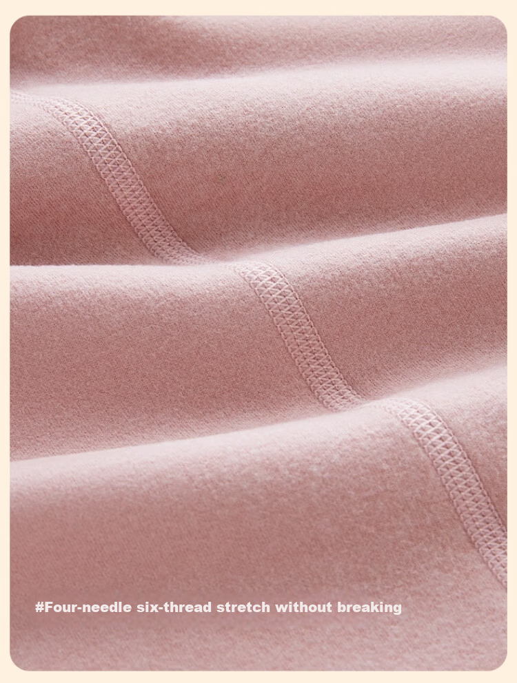 Langsha Women's Thermal Vest 100% Wool Filled Autumn Winter Antibacterial Thickened Cold-Resistant Base Layer Top 16
