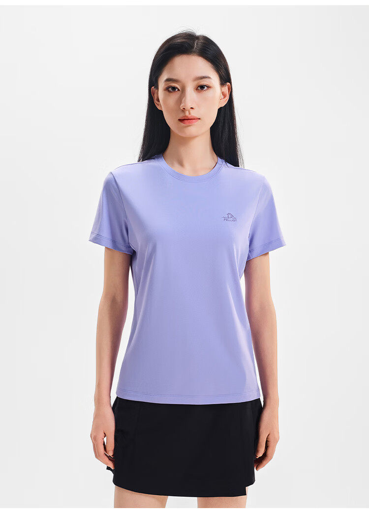 Pelliot Outdoor Quick-Dry T-Shirt Unisex Spring Summer Antibacterial Moisture-Wicking Sun Protection Short Sleeve Hiking Mountaineering Lightweight Top 116215078 25