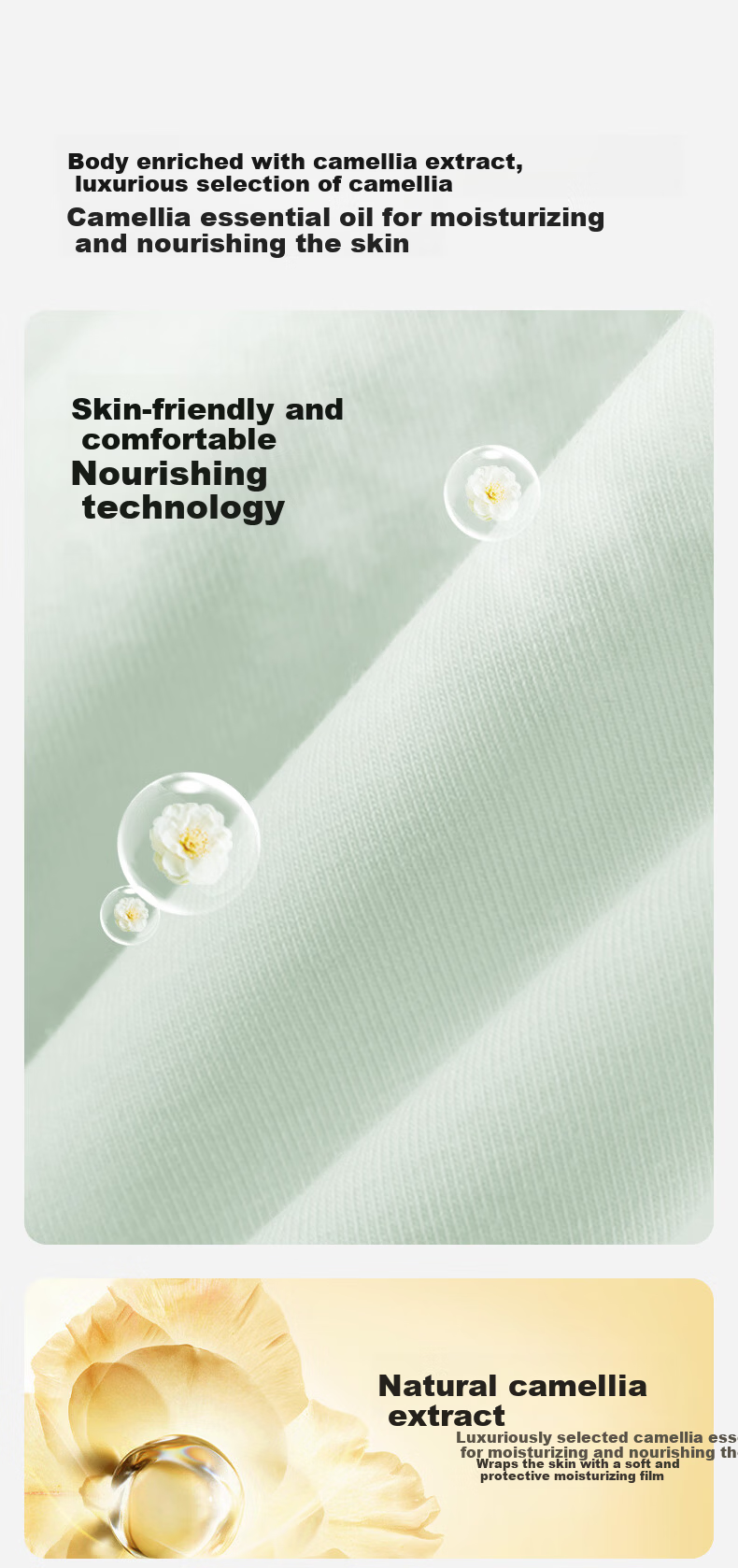 Onoko Women's Underwear 2025 New 10A Grade Antibacterial Breathable Comfortable Baby Cotton Skin-Friendly 5