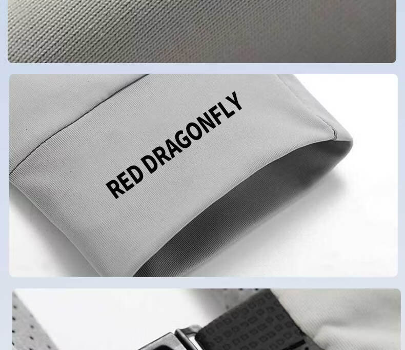 RED DRAGONFLY Unisex Summer Sunscreen Cycling Gloves Thin Breathable Non-Slip Outdoor Sports Delivery Gloves 15