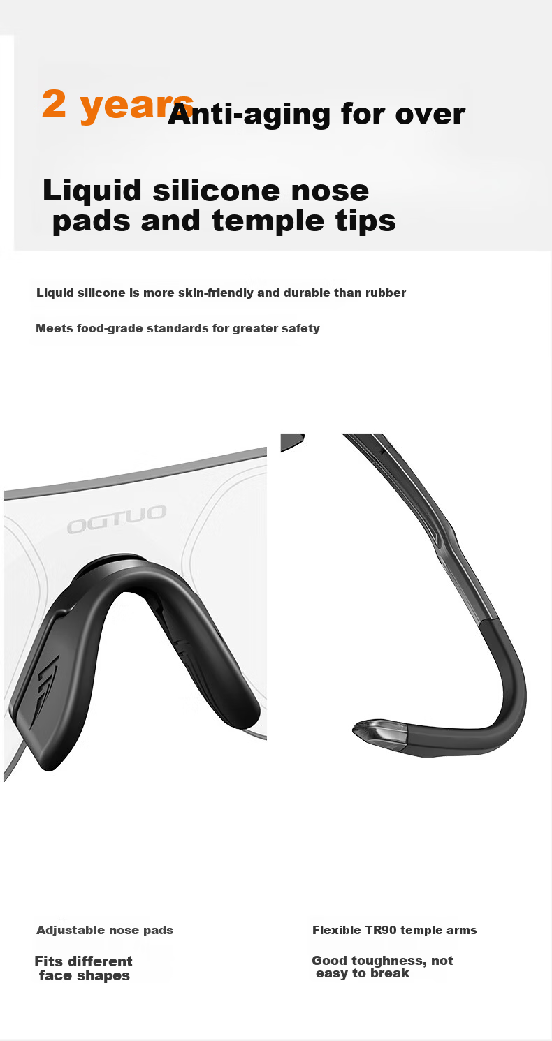 OUTDO Marathon Running Protective Sports Sunglasses Photochromic Unisex Sunglasses 67026-26 14