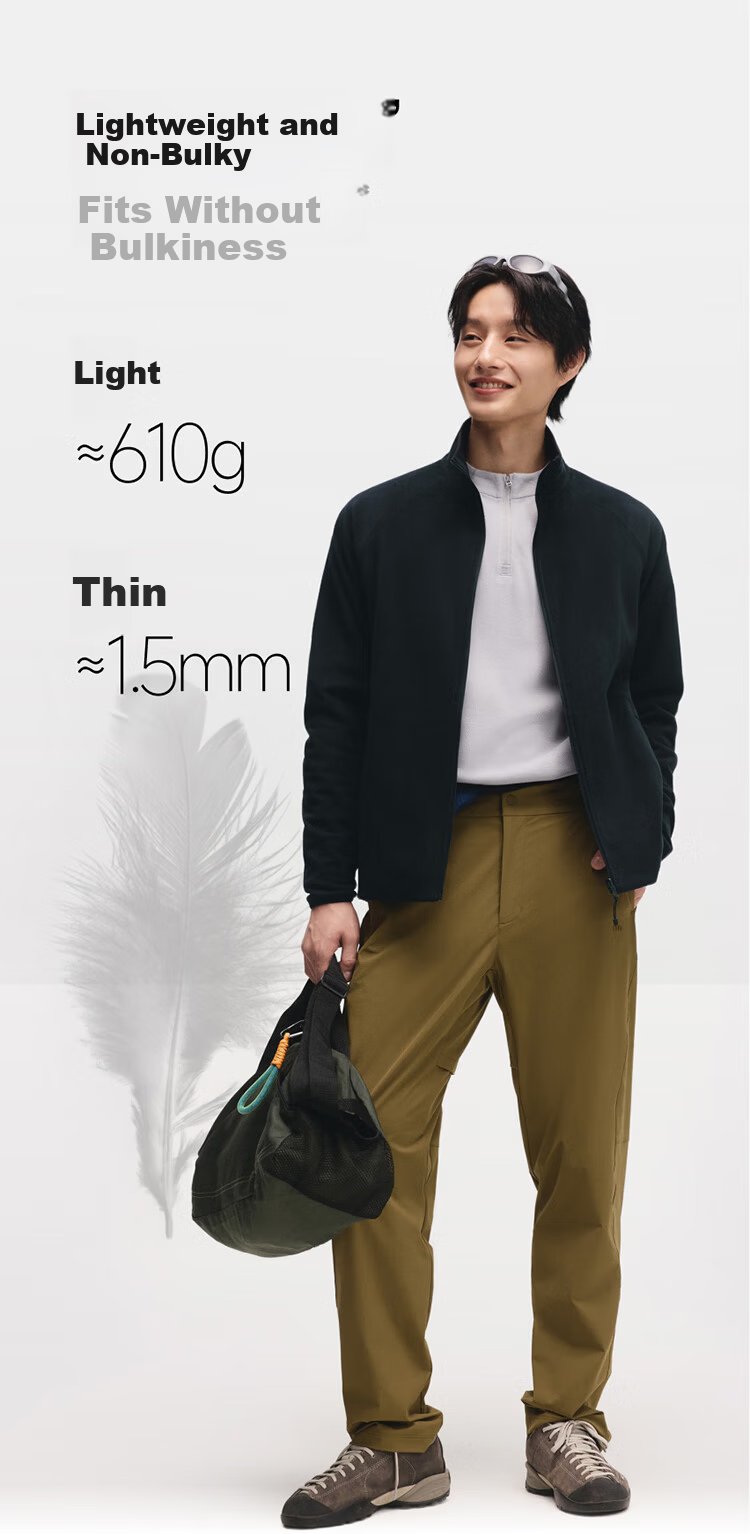 Beneunder Men's Fleece Jacket Reversible Executive Softshell Shell Inner PM129 Black-Black XL 13