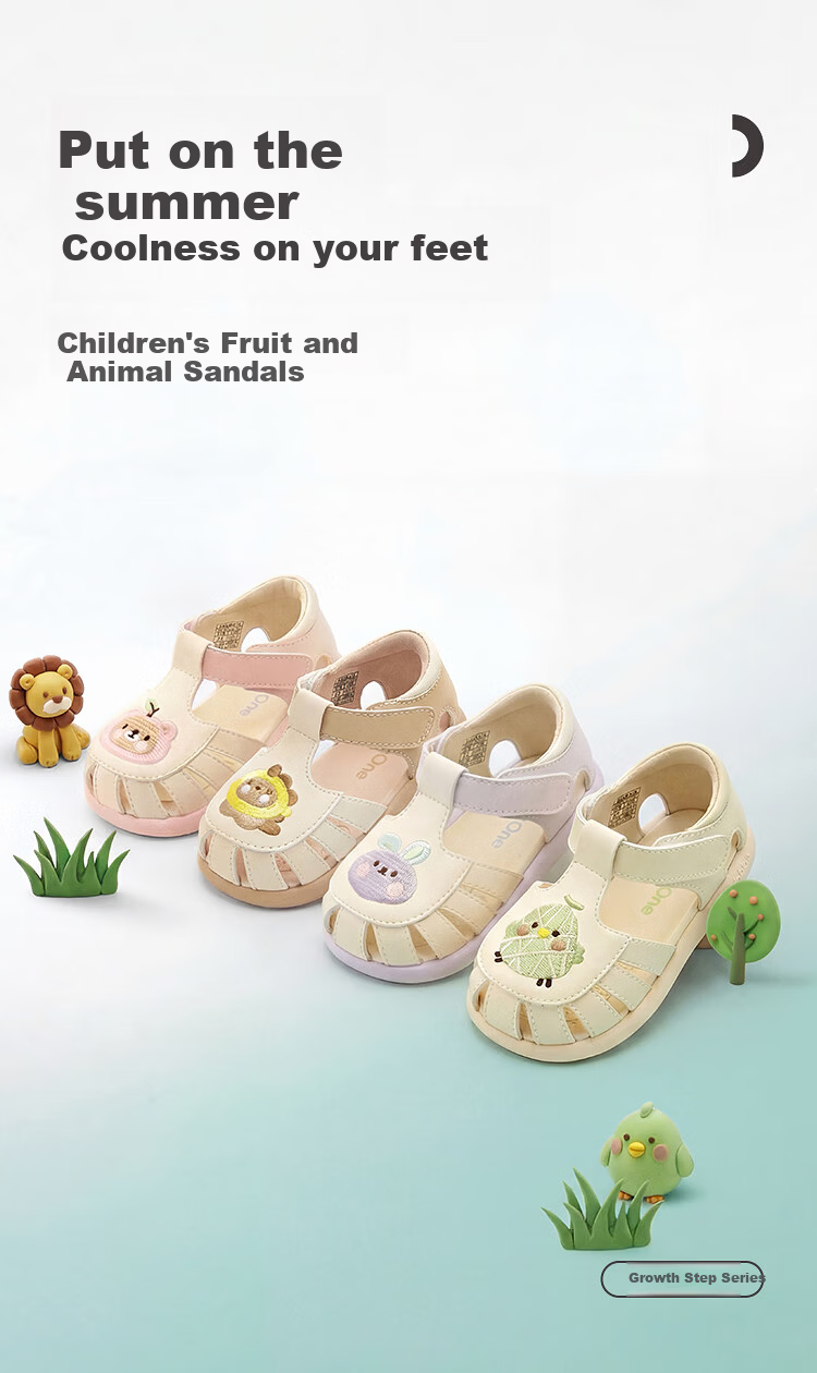 Balabala [balaOne] Kids Toddler Shoes Girls Sandals 2026 Summer New Fashion Princess Shoes 2