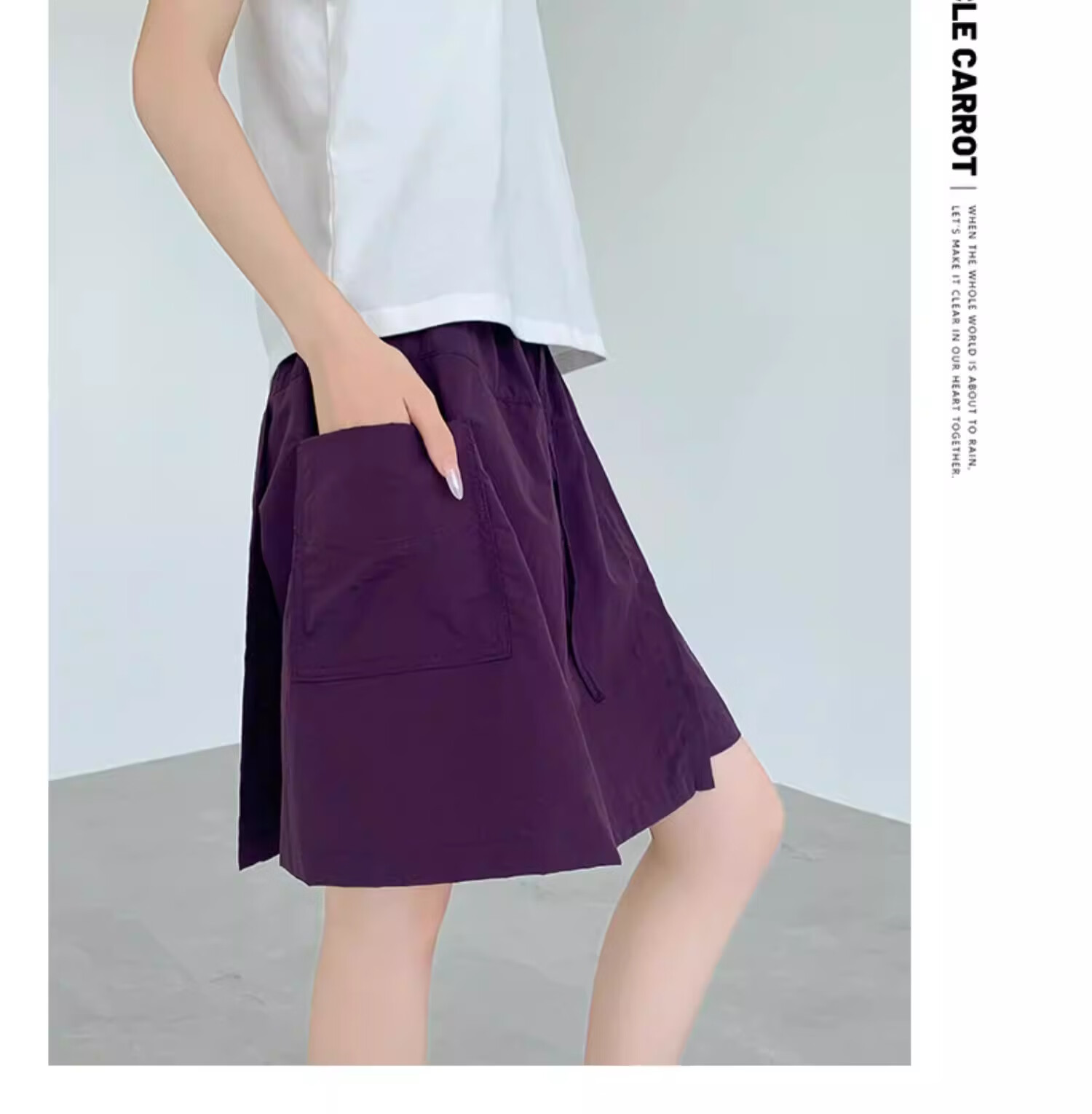 Yishangmei Women's Quick-Dry Summer Shorts 2026 New Ice Silk Casual Sports Skirt Pants Five-Point Shorts Mini Skirt 21