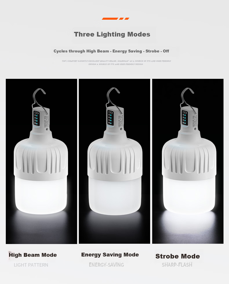 SupFire GT10-S Rechargeable Bulb, Emergency Light, Camping Lamp, Hanging Lamp, Outdoor Light, Night Market Stall Light, Illumination Lamp for Home Use 6