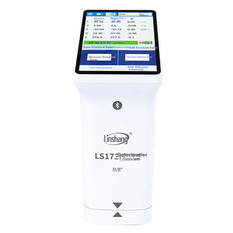 Linshang Bluetooth Touchscreen Colorimeter LS173 Hardware Paint Plastic Metal Surface Color Difference Meter Colorimeter