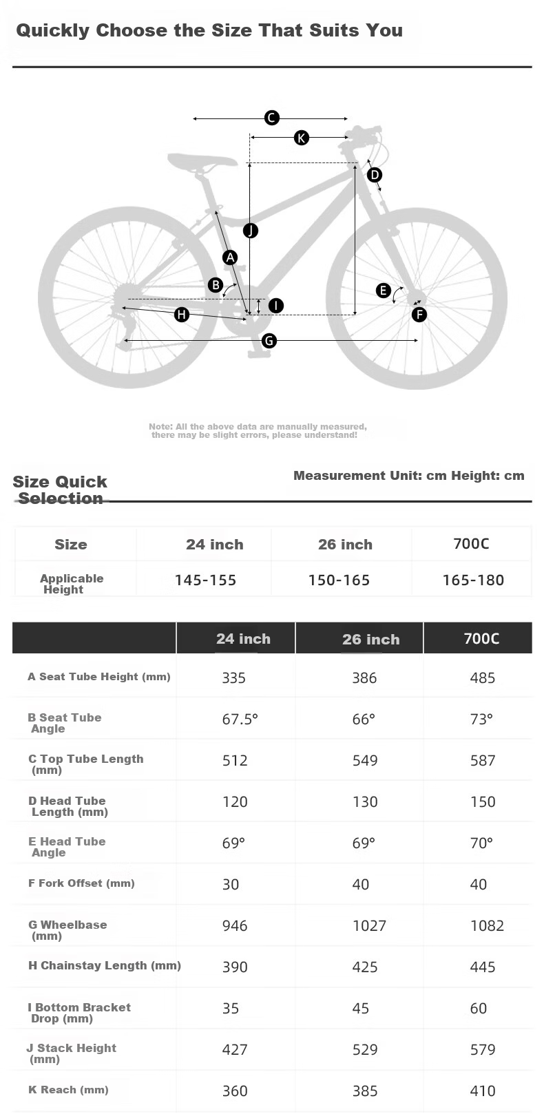 Xiaosenlin Woods T100 Aluminum Alloy Commuter 24-inch Gear Lightweight Vintage Bicycle Unisex 17
