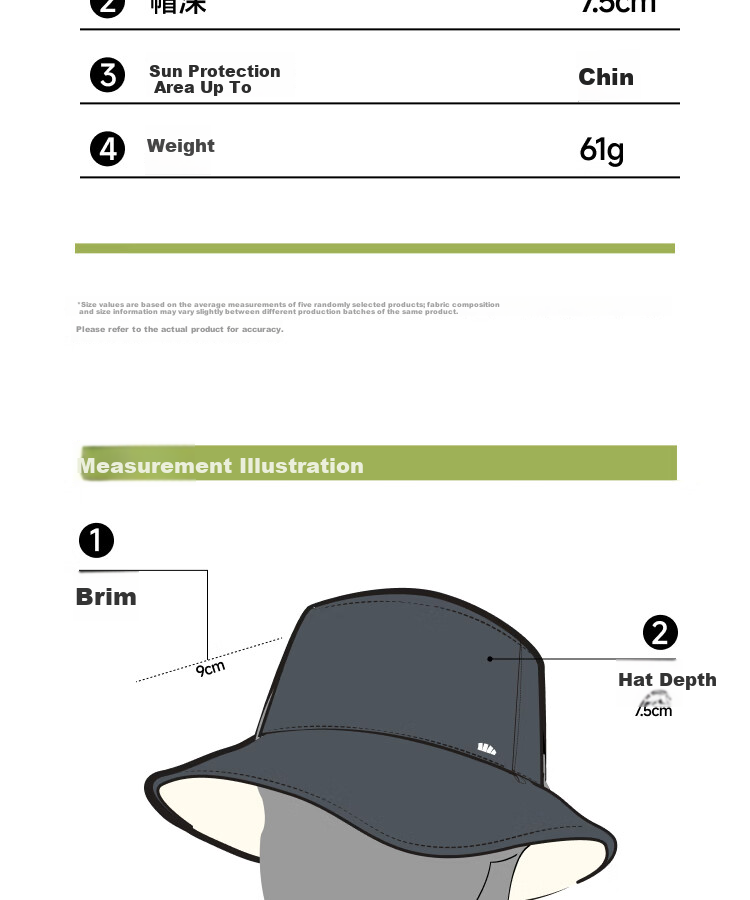 Beneunder Women's Reversible Fisherman Hat, Sun Protection Cap, Sun Visor, UV-Resistant Full Face Sunshade AL501 Coconut White 20