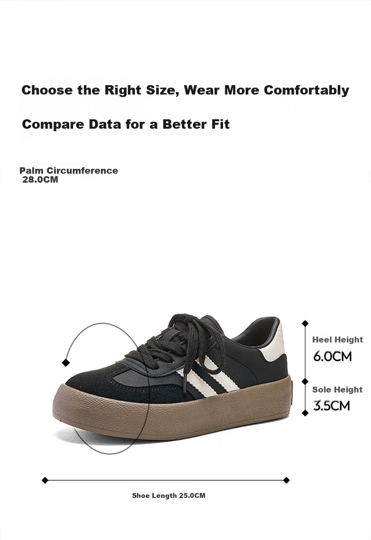 Semir De Xun Shoes, 2026 New Casual Shoes, Fashionable Classic Sneakers for Women, SFYM233655, Black, Size 35 4