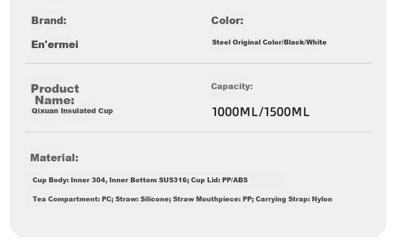 NRMEi Insulated Large Capacity 316 Stainless Steel Sports Water Bottle with Straw for Boys Teens 12-18 Years Outdoor 31