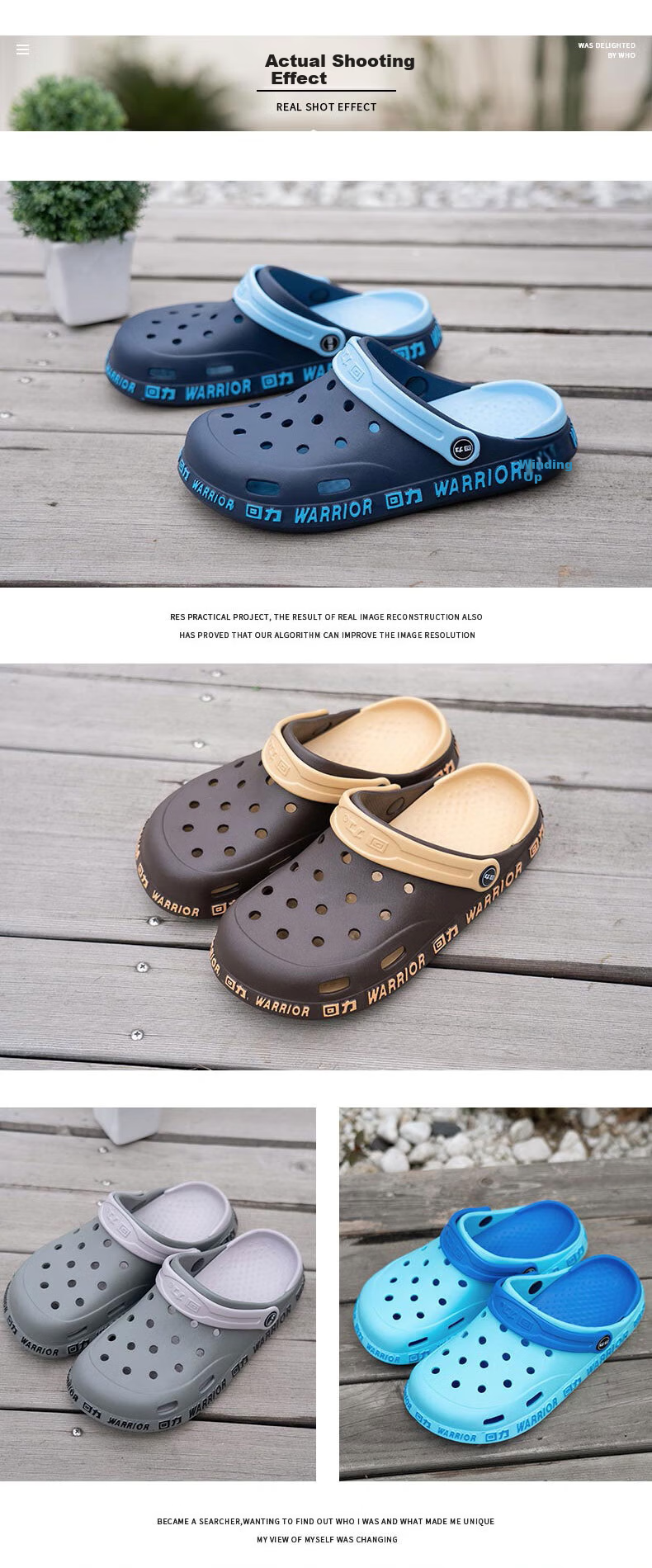 Huili Perforated Shoes, Couple Style, Closed-Toe, All-Season, Indoor And Outdoor Casual Travel, Two-Way Wear, Beach Shoes, Lightweight, Breathable, Comfortable, Durable Sandals, Women's Style HL0119, Pink, Size 40 6