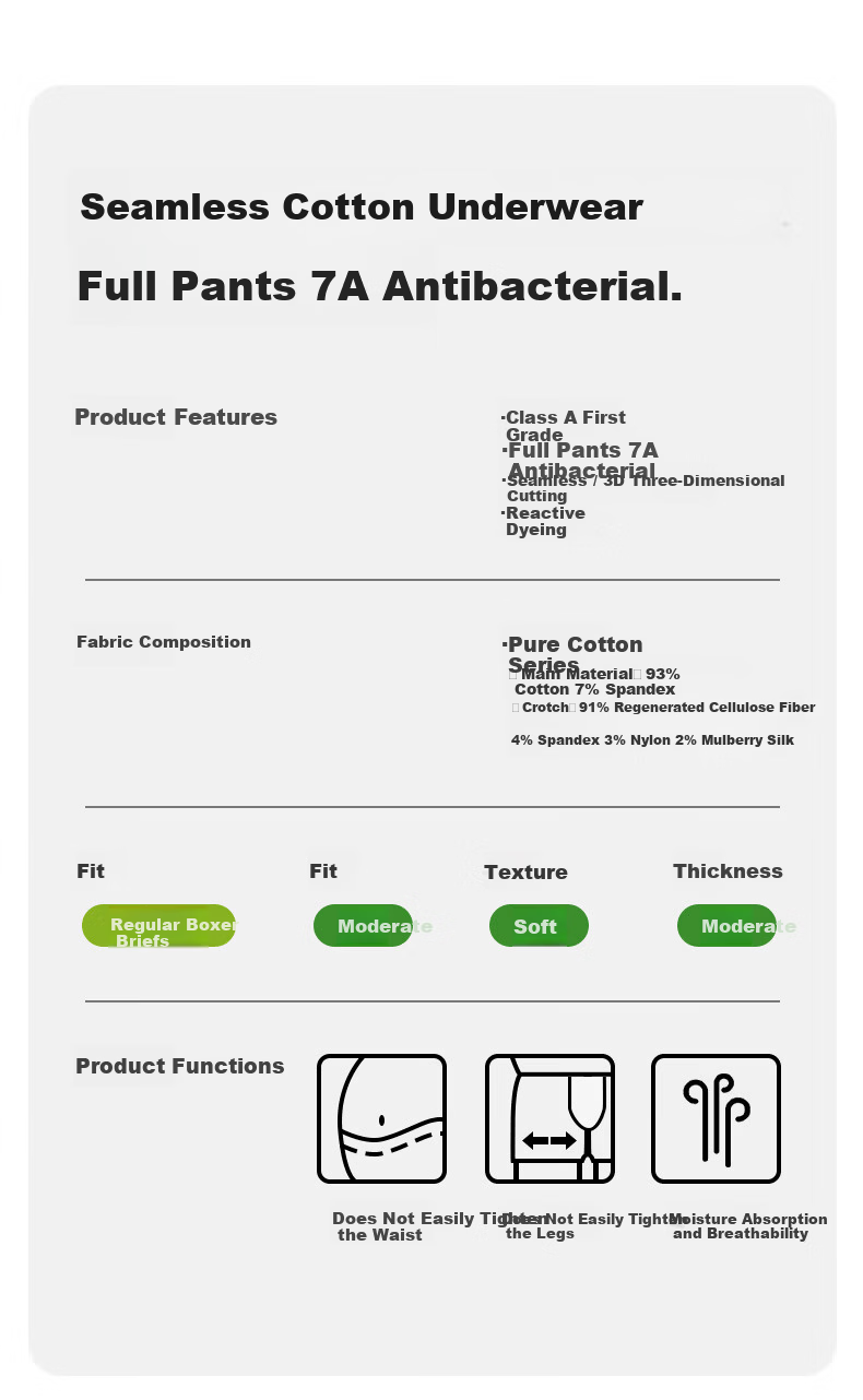 Miiow Boys' Pure Cotton Antibacterial Boxer Briefs for Teenage Boys Development Period Four-Point Shorts All Cotton Underwear Size 18 2