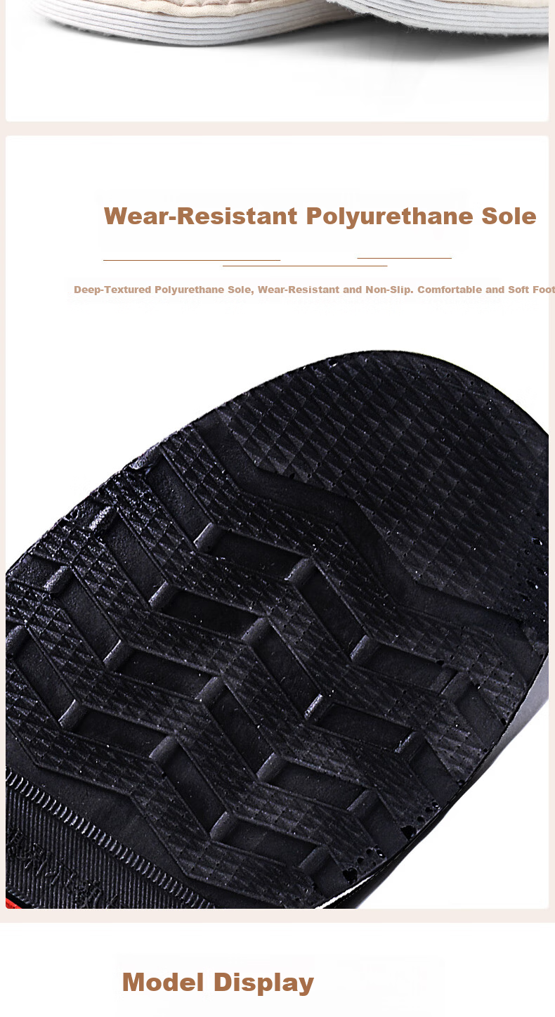 Busheyuan Traditional Cloth Shoes Thousand-Layer Sole Slip-On Casual Men's Low-Cut Elderly Old Beijing Cloth Shoes Mesh 38 10