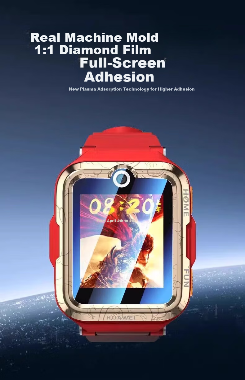 Iboann Huawei Kids Watch 5X Pro Tempered Glass Screen Protector Full Coverage HD Anti-Scratch Film 9