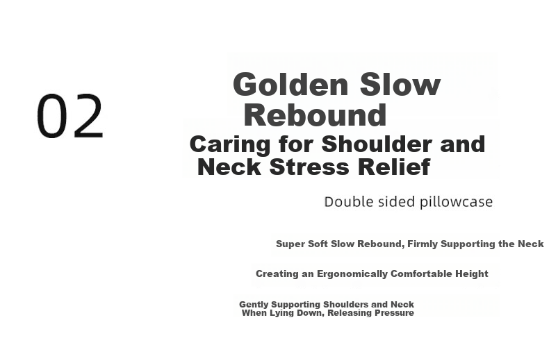 Hodo Deep Sleep Pillow Pro 3.0 Memory Foam Cervical Pillow Neck Support Pillow Adult Memory Foam Pillow Core 42*70*10cm 7
