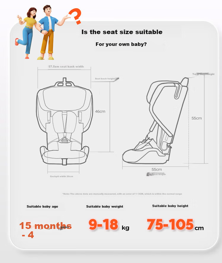 Maxi-Cosi Nomad Plus Portable Child Safety Seat ADAC New National Standard 15 Months-4 Years 2