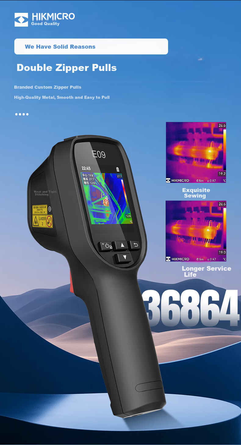 HIKMICRO Thermal Imager High-Definition Infrared Thermal Camera Temperature Measurement Night Vision Floor Heating Inspection Leak Detector E06 7