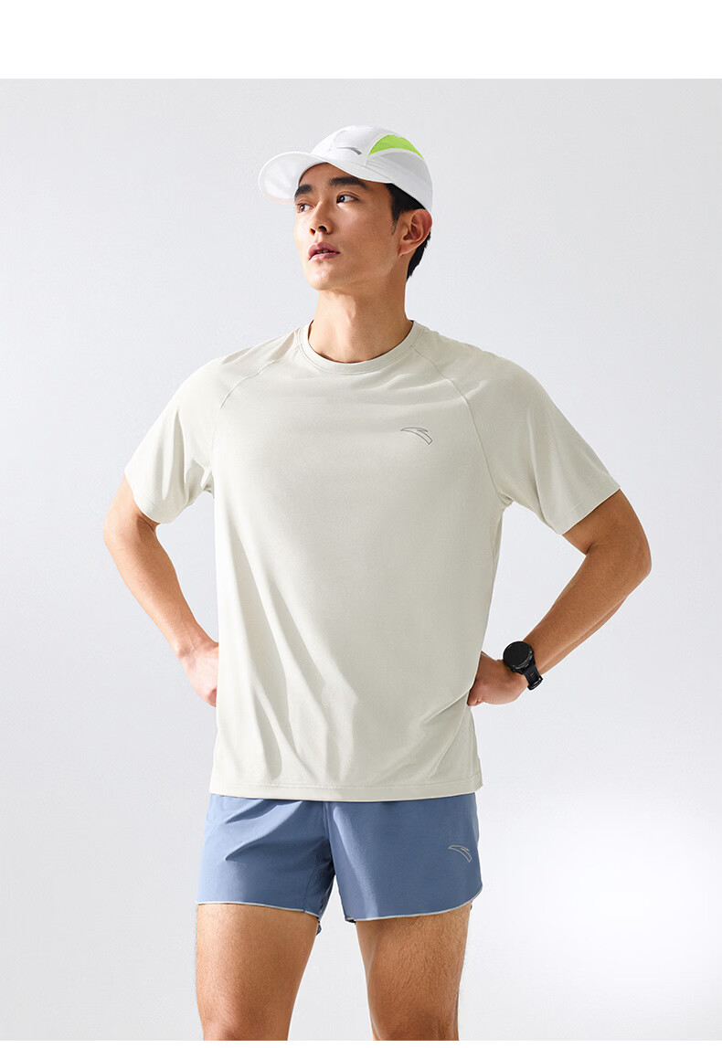 Anta Quick-Dry Master C5 Zero Pressure T Men's Summer New Breathable Sports Short Sleeve T-Shirt Running Shirt 8
