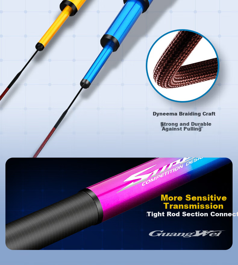 GW 3.6m 28-Tune Armor-Breaking Bow Premium Edition Ultra-Light Ultra-Hard Fishing Rod Hand Rod Tai Fishing Rod Lake Reservoir All-Purpose Fishing Pole 11