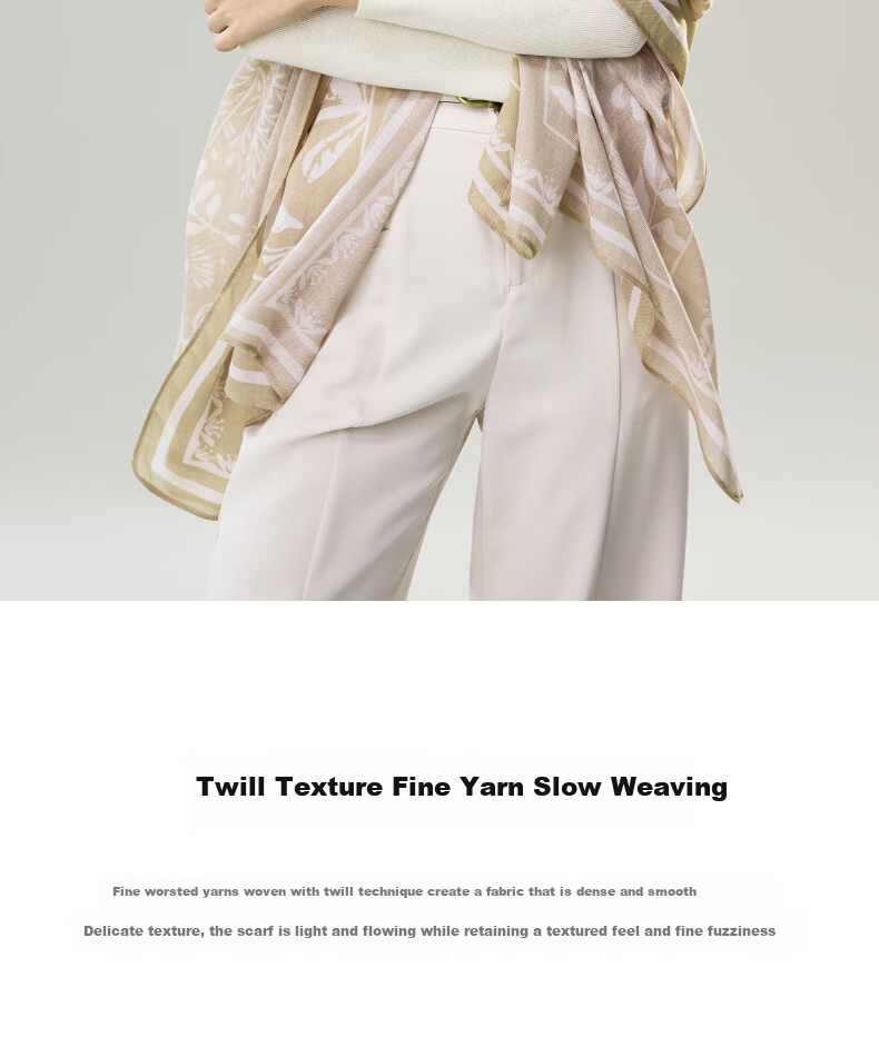 ELLE [Gift Box Set] 100% Modal Silk Scarf Women's Spring Summer Shawl Wrap Gift for Mom Girlfriend 42