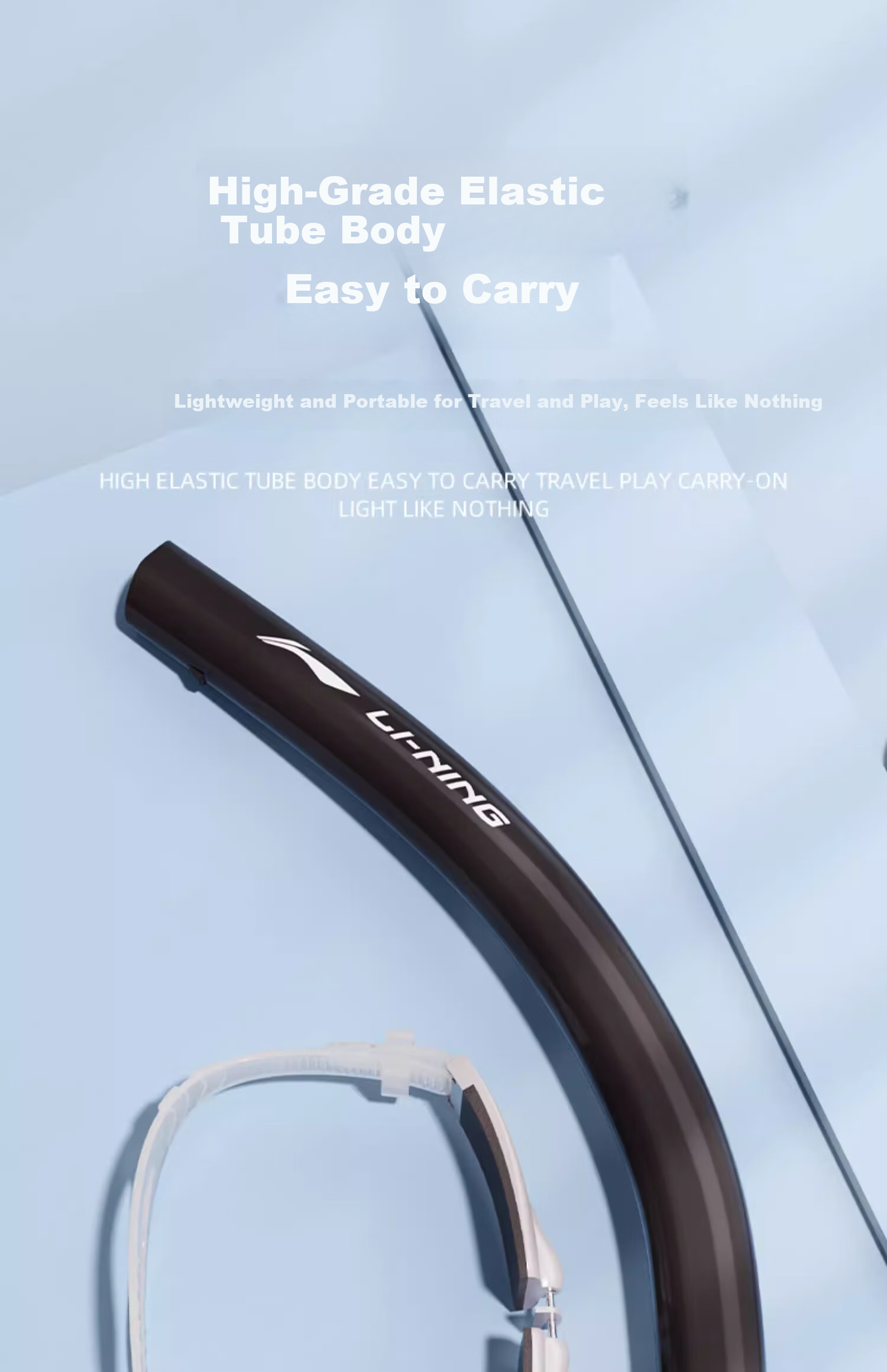 Li-Ning Professional Swimming Snorkel for Training, Adult and Kids Underwater Freestyle Breathing Tube 12