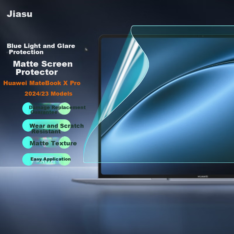 Jiasu Anti-Glare Matte Blue Light Screen Protector for Huawei MateBook X Pro 24/23/22 14.2-inch Laptop