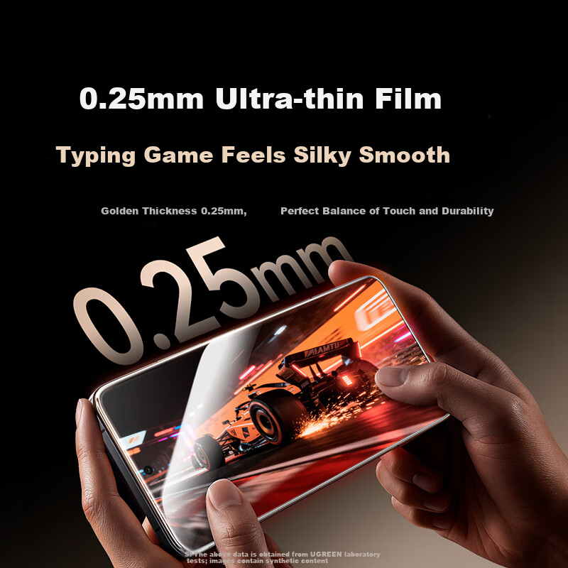 UGREEN Tempered Glass Screen Protector for OPPO Find X9 Pro Full Screen HD Anti-Fingerprint Explosion-Proof Drop-Resistant Sensitive Touch Film 85140