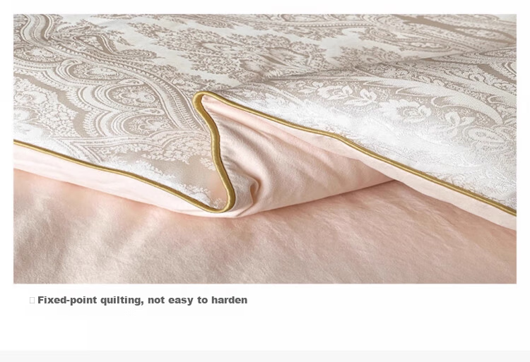 Hengyuanxiang Class A Satin Jacquard Mulberry Silk Quilt 150*200cm 5 Jin Palace Style Spring and Autumn Four Seasons Quilt Core 6