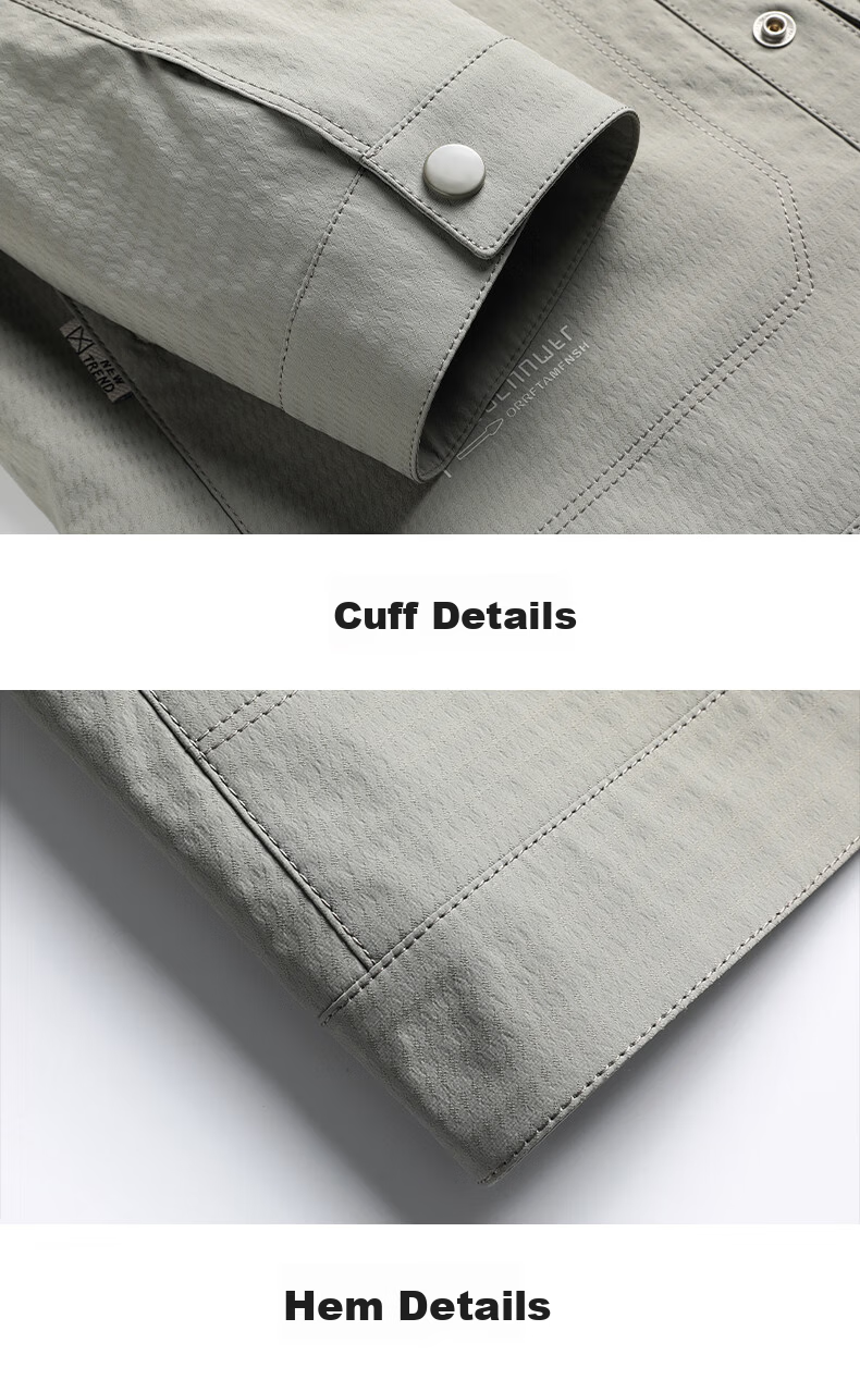 Shanshan Anti-Wrinkle Men's Spring Autumn Lapel Business Casual Jacket Workwear Coat for Middle-aged and Young Men 6