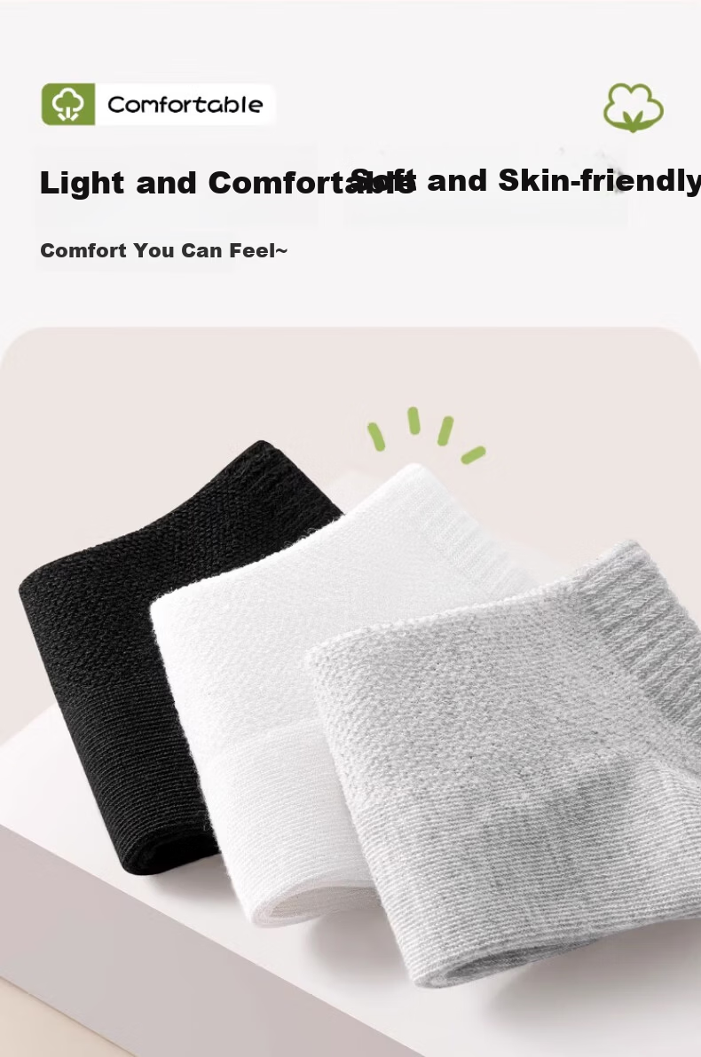 BADIGAO Disposable Children's Socks Portable No-Wash Daily Use Travel Military Training Breathable Odor-Resistant Mid-Length Baby Socks 2