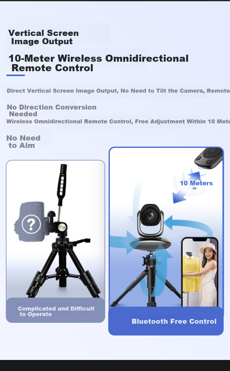 HIKVISION Video Conference Camera 4K HD Auto Focus 48x Zoom PTZ Remote Video Conference Solution U108 Pro 5