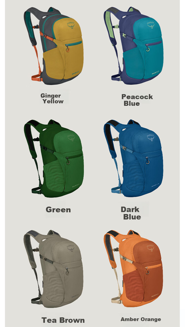 OSPREY Daylite 13L Daylight Small Eagle Backpack Outdoor Travel Commuting Multifunctional School Bag Dark Blue O/S 11