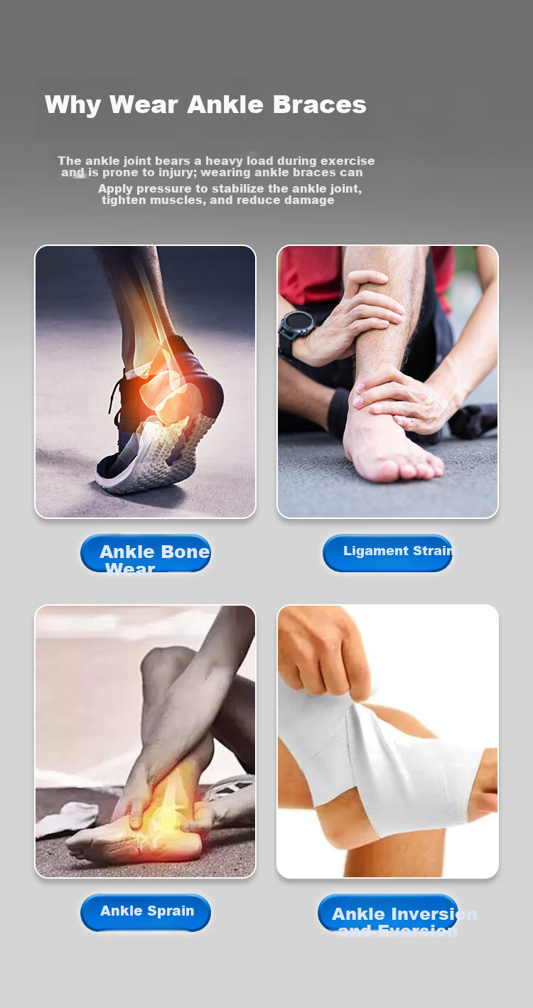 ANTA Ankle Support Brace Sports Anti-Sprain Thin Basketball Running Joint Stabilizer Left Foot Single Piece 3