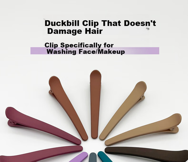Jianyingshu Matte Hair Clips for Bangs, 10-Pack, Solid Color Minimalist Hair Clips for Women, Makeup and Bang Clips 3
