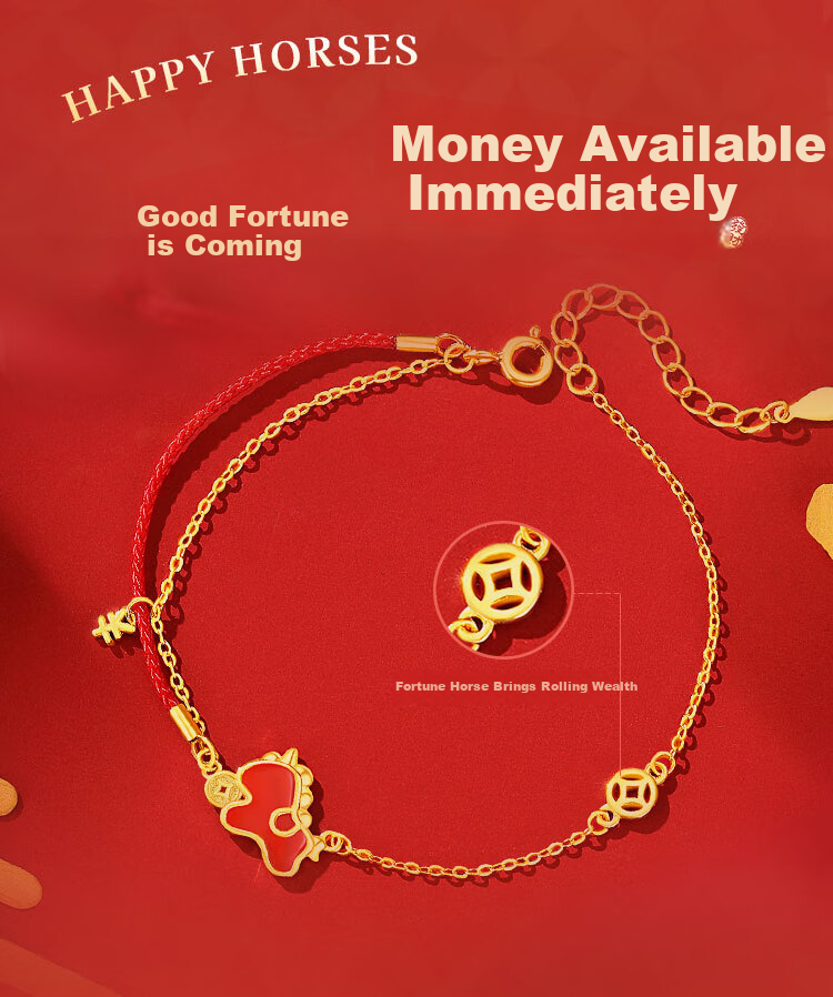 ALLOVE Year of the Horse Silver Bracelet for Women 2026 New Birthday Gift for Girlfriend Wife 6