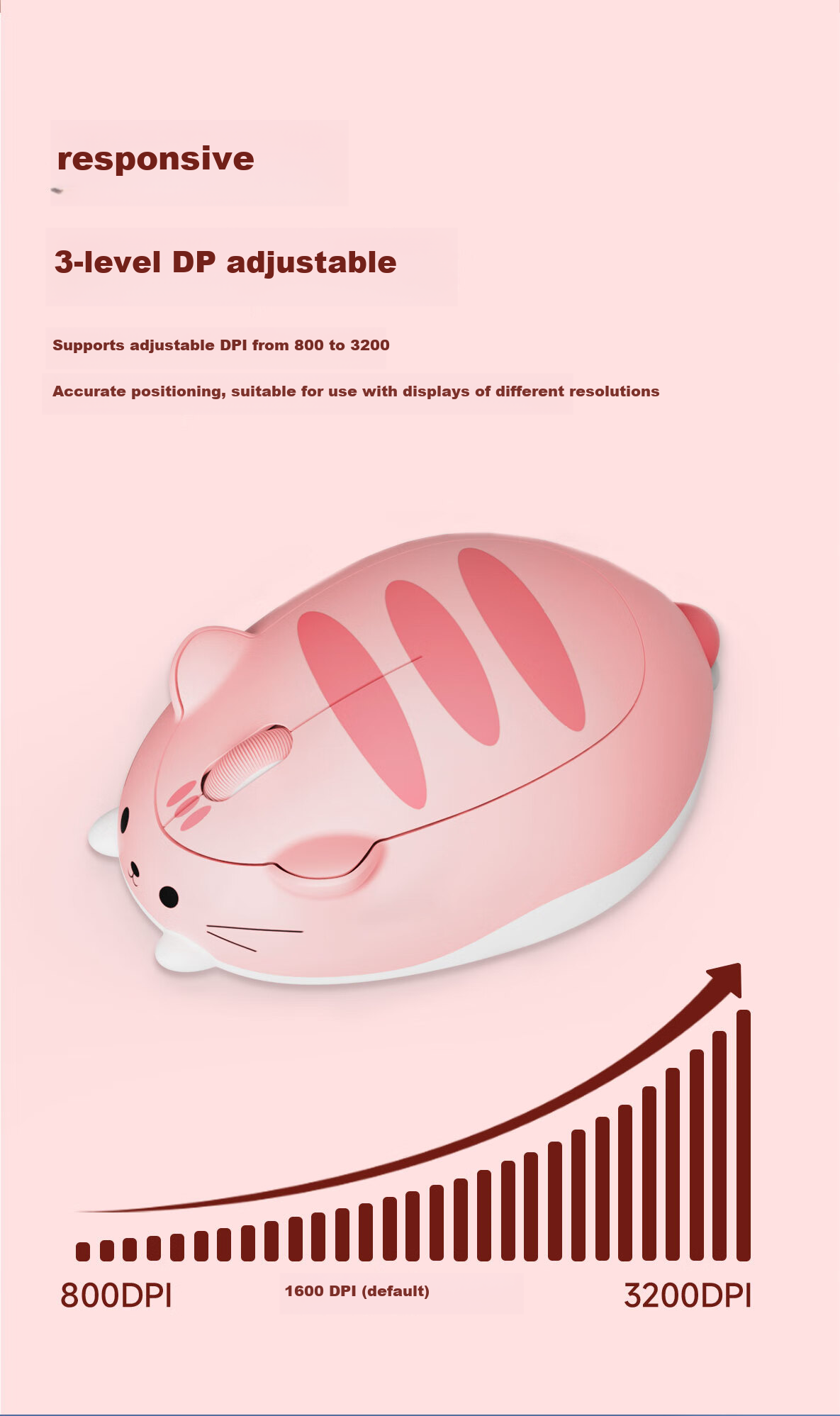 AKKO Cat Bluetooth Wireless Mouse Portable Cute Female High-Value Three-Mode Mouse Laptop Silent Office 2.4G Dual-Mode Battery Mouse Ragdoll 3