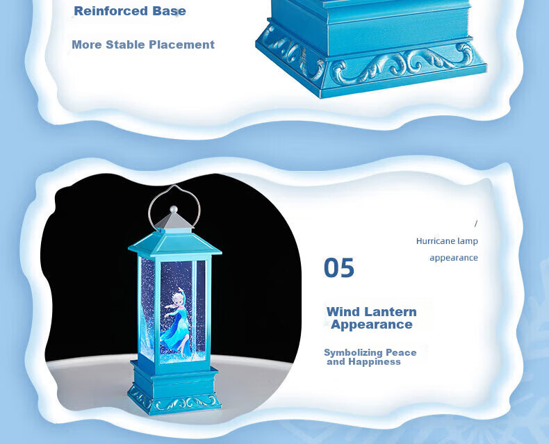 Disney Frozen Elsa Princess Music Box Crystal Ball Wind Lamp Birthday Gift for 10-Year-Old Girls 21